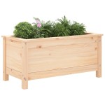vidaXL Jardinieră de grădină, 82,5x40x39 cm, lemn masiv de pin