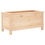 vidaXL Jardinieră de grădină, 82,5x40x39 cm, lemn masiv de pin