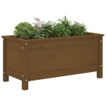 vidaXL Jardinieră de grădină, maro miere, 82,5x40x39 cm lemn masiv pin vidaXL Jardinieră de grădină, maro miere, 82,5x40x39 cm lemn masiv pin