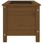 vidaXL Jardinieră de grădină, maro miere, 82,5x40x39 cm lemn masiv pin vidaXL Jardinieră de grădină, maro miere, 82,5x40x39 cm lemn masiv pin