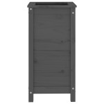 vidaXL Jardinieră de grădină, gri, 40x40x78 cm, lemn masiv pin vidaXL Jardinieră de grădină, gri, 40x40x78 cm, lemn masiv pin