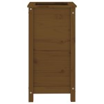 vidaXL Jardinieră de grădină, maro miere, 40x40x78 cm, lemn masiv pin vidaXL Jardinieră de grădină, maro miere, 40x40x78 cm, lemn masiv pin