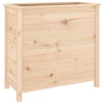 vidaXL Jardinieră de grădină, 82,5x40x78 cm, lemn masiv de pin