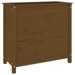vidaXL Jardinieră de grădină, maro miere, 82,5x40x78 cm lemn masiv pin vidaXL Jardinieră de grădină, maro miere, 82,5x40x78 cm lemn masiv pin