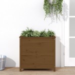 vidaXL Jardinieră de grădină, maro miere, 82,5x40x78 cm lemn masiv pin vidaXL Jardinieră de grădină, maro miere, 82,5x40x78 cm lemn masiv pin