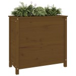 vidaXL Jardinieră de grădină, maro miere, 82,5x40x78 cm lemn masiv pin vidaXL Jardinieră de grădină, maro miere, 82,5x40x78 cm lemn masiv pin