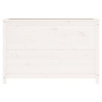 vidaXL Strat înălțat de grădină, alb, 119,5x40x78 cm, lemn masiv pin vidaXL Strat înălțat de grădină, alb, 119,5x40x78 cm, lemn masiv pin