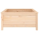 vidaXL Jardinieră de grădină, 82,5x82,5x39 cm, lemn masiv de pin