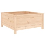 vidaXL Jardinieră de grădină, 82,5x82,5x39 cm, lemn masiv de pin