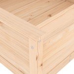 vidaXL Jardinieră de grădină, 82,5x82,5x39 cm, lemn masiv de pin