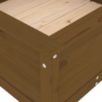 vidaXL Jardinieră grădină, maro miere, 82,5x82,5x39 cm lemn masiv pin vidaXL Jardinieră grădină, maro miere, 82,5x82,5x39 cm lemn masiv pin