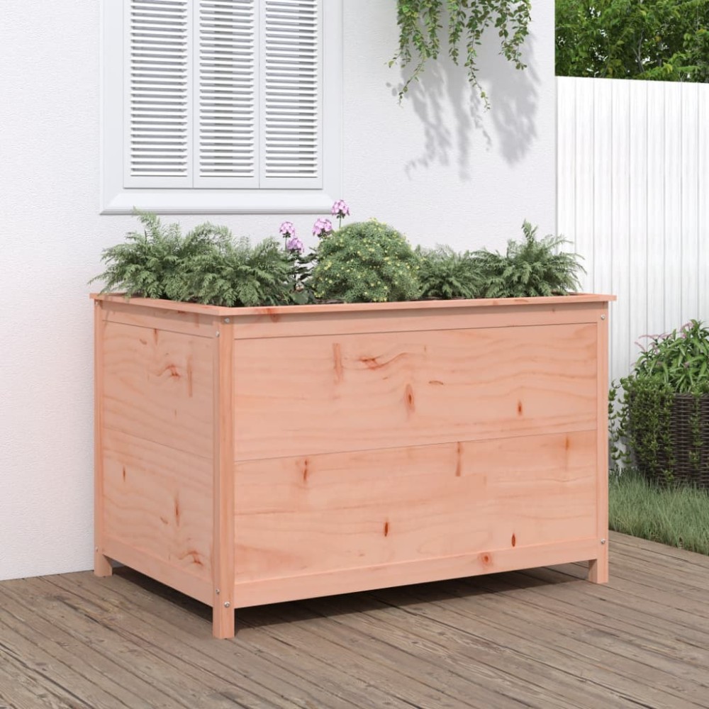 vidaXL Strat înălțat de grădină 119,5x82,5x78 cm lemn masiv Douglas