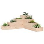 vidaXL Jardinieră grădină 4 niveluri, 80,5x79x36 cm lemn masiv pin vidaXL Jardinieră grădină 4 niveluri, 80,5x79x36 cm lemn masiv pin