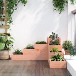 vidaXL Jardinieră grădină 4 niveluri, 80,5x79x36 cm lemn masiv douglas vidaXL Jardinieră grădină 4 niveluri, 80,5x79x36 cm lemn masiv douglas