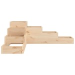 vidaXL Jardinieră grădină cu 4 niveluri, 106x104,5x36 cm lemn pin vidaXL Jardinieră grădină cu 4 niveluri, 106x104,5x36 cm lemn pin