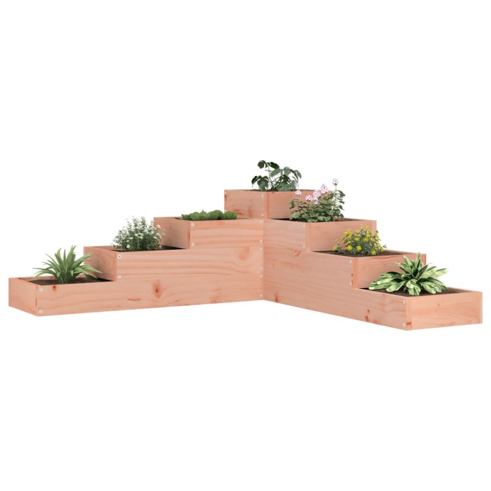 vidaXL Jardinieră grădină 4 niveluri, 106x104,5x36 cm