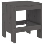 vidaXL Taburete de grădină, 2 buc., gri, 40x36x45 cm, lemn masiv pin vidaXL Taburete de grădină, 2 buc., gri, 40x36x45 cm, lemn masiv pin