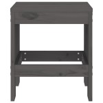 vidaXL Taburete de grădină, 2 buc., gri, 40x36x45 cm, lemn masiv pin vidaXL Taburete de grădină, 2 buc., gri, 40x36x45 cm, lemn masiv pin