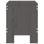 vidaXL Taburete de grădină, 2 buc., gri, 40x36x45 cm, lemn masiv pin vidaXL Taburete de grădină, 2 buc., gri, 40x36x45 cm, lemn masiv pin
