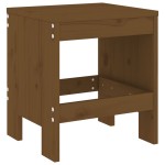 vidaXL Taburete grădină 2 buc. maro miere 40x36x45 cm lemn masiv pin vidaXL Taburete grădină 2 buc. maro miere 40x36x45 cm lemn masiv pin