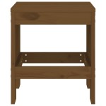 vidaXL Taburete grădină 2 buc. maro miere 40x36x45 cm lemn masiv pin vidaXL Taburete grădină 2 buc. maro miere 40x36x45 cm lemn masiv pin