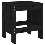 vidaXL Taburete de grădină, 2 buc., negru, 40x36x45 cm, lemn masiv pin vidaXL Taburete de grădină, 2 buc., negru, 40x36x45 cm, lemn masiv pin