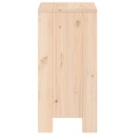 vidaXL Taburete de bar, 2 buc., 40x36x75 cm, lemn masiv de pin