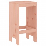 vidaXL Taburete de bar, 2 buc., 40x36x75 cm, lemn masiv Douglas
