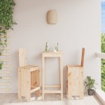 vidaXL Scaune de bar, 2 buc., 40x42x120 cm, lemn masiv de pin vidaXL Scaune de bar, 2 buc., 40x42x120 cm, lemn masiv de pin