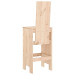 vidaXL Scaune de bar, 2 buc., 40x42x120 cm, lemn masiv de pin vidaXL Scaune de bar, 2 buc., 40x42x120 cm, lemn masiv de pin