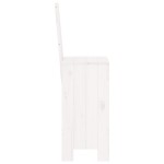 vidaXL Scaune de bar, 2 buc., alb, 40x42x120 cm, lemn masiv de pin vidaXL Scaune de bar, 2 buc., alb, 40x42x120 cm, lemn masiv de pin