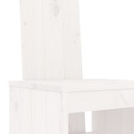 vidaXL Scaune de bar, 2 buc., alb, 40x42x120 cm, lemn masiv de pin vidaXL Scaune de bar, 2 buc., alb, 40x42x120 cm, lemn masiv de pin