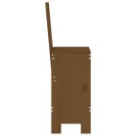 vidaXL Scaune de bar 2 buc. maro miere 40x42x120 cm lemn masiv de pin vidaXL Scaune de bar 2 buc. maro miere 40x42x120 cm lemn masiv de pin