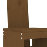 vidaXL Scaune de bar 2 buc. maro miere 40x42x120 cm lemn masiv de pin vidaXL Scaune de bar 2 buc. maro miere 40x42x120 cm lemn masiv de pin