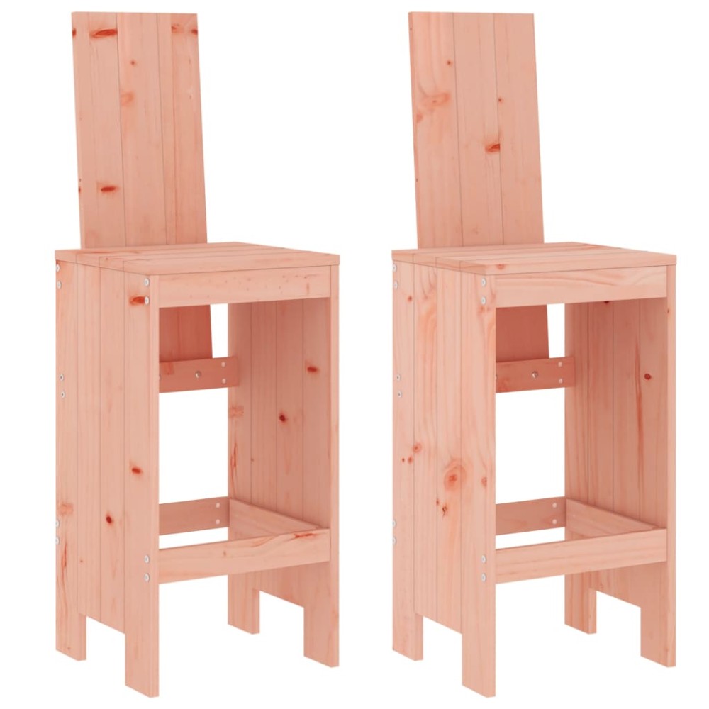 vidaXL Scaune de bar, 2 buc., 40x42x120 cm, lemn masiv Douglas