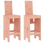 vidaXL Scaune de bar, 2 buc., 40x42x120 cm, lemn masiv Douglas vidaXL Scaune de bar, 2 buc., 40x42x120 cm, lemn masiv Douglas
