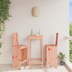 vidaXL Scaune de bar, 2 buc., 40x42x120 cm, lemn masiv Douglas vidaXL Scaune de bar, 2 buc., 40x42x120 cm, lemn masiv Douglas