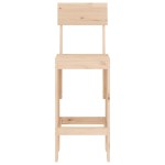 vidaXL Taburete de bar, 2 buc., 40x48,5x115,5 cm, lemn masiv de pin