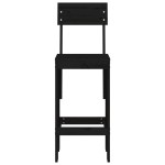 vidaXL Taburete de bar, 2 buc., negru, 40x48,5x115,5 cm lemn masiv pin vidaXL Taburete de bar, 2 buc., negru, 40x48,5x115,5 cm lemn masiv pin