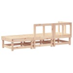 vidaXL Set mobilier de grădină, 3 piese, lemn masiv de pin vidaXL Set mobilier de grădină, 3 piese, lemn masiv de pin