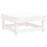 vidaXL Set mobilier de grădină, 3 piese, alb, lemn masiv de pin vidaXL Set mobilier de grădină, 3 piese, alb, lemn masiv de pin