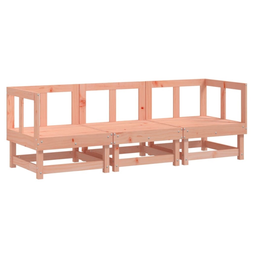 vidaXL Set mobilier de grădină, 3 piese, lemn masiv douglas