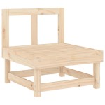 vidaXL Canapea de mijloc cu perne, lemn masiv de pin