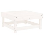 vidaXL Taburete de grădină cu perne, 2 buc., alb, lemn masiv de pin vidaXL Taburete de grădină cu perne, 2 buc., alb, lemn masiv de pin