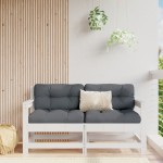 vidaXL Canapea de colț de grădină, 2 buc., alb, lemn masiv de pin vidaXL Canapea de colț de grădină, 2 buc., alb, lemn masiv de pin