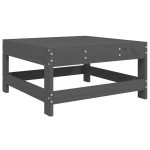 vidaXL Set mobilier de grădină, 3 piese, gri, lemn masiv de pin vidaXL Set mobilier de grădină, 3 piese, gri, lemn masiv de pin