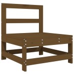 vidaXL Set mobilier de grădină, 3 piese, maro miere, lemn masiv de pin vidaXL Set mobilier de grădină, 3 piese, maro miere, lemn masiv de pin