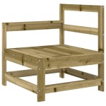 vidaXL Set mobilier de grădină, 3 piese, lemn de pin impregnat vidaXL Set mobilier de grădină, 3 piese, lemn de pin impregnat
