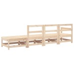 vidaXL Set mobilier relaxare de grădină, 4 piese, lemn masiv de pin vidaXL Set mobilier relaxare de grădină, 4 piese, lemn masiv de pin