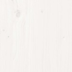 vidaXL Canapea colțar cu perne, alb, lemn masiv de pin